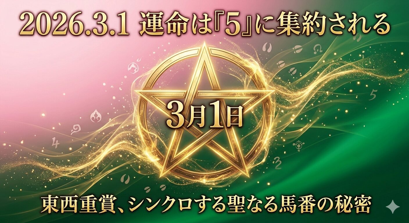 「東西重賞、シンクロする聖なる馬番の秘密」