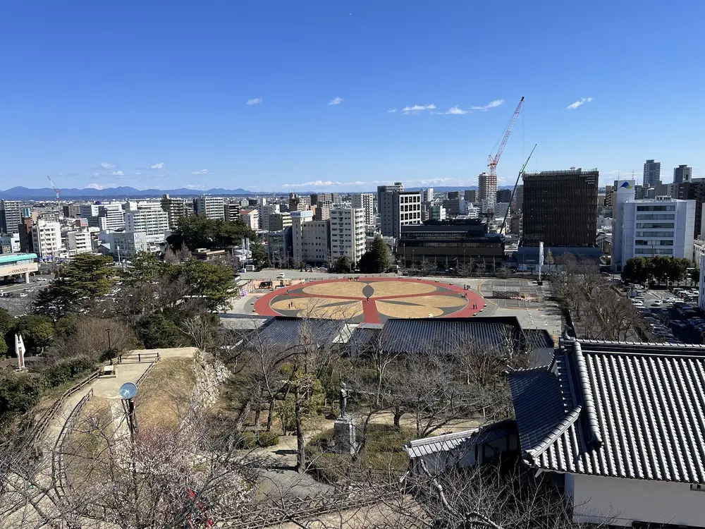 浜松城天守閣展望