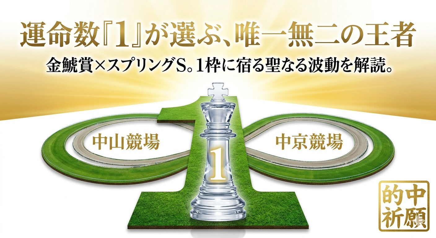 「迷いは不要。1という数字が示す『最短距離』と『先頭』を信じるのみ」